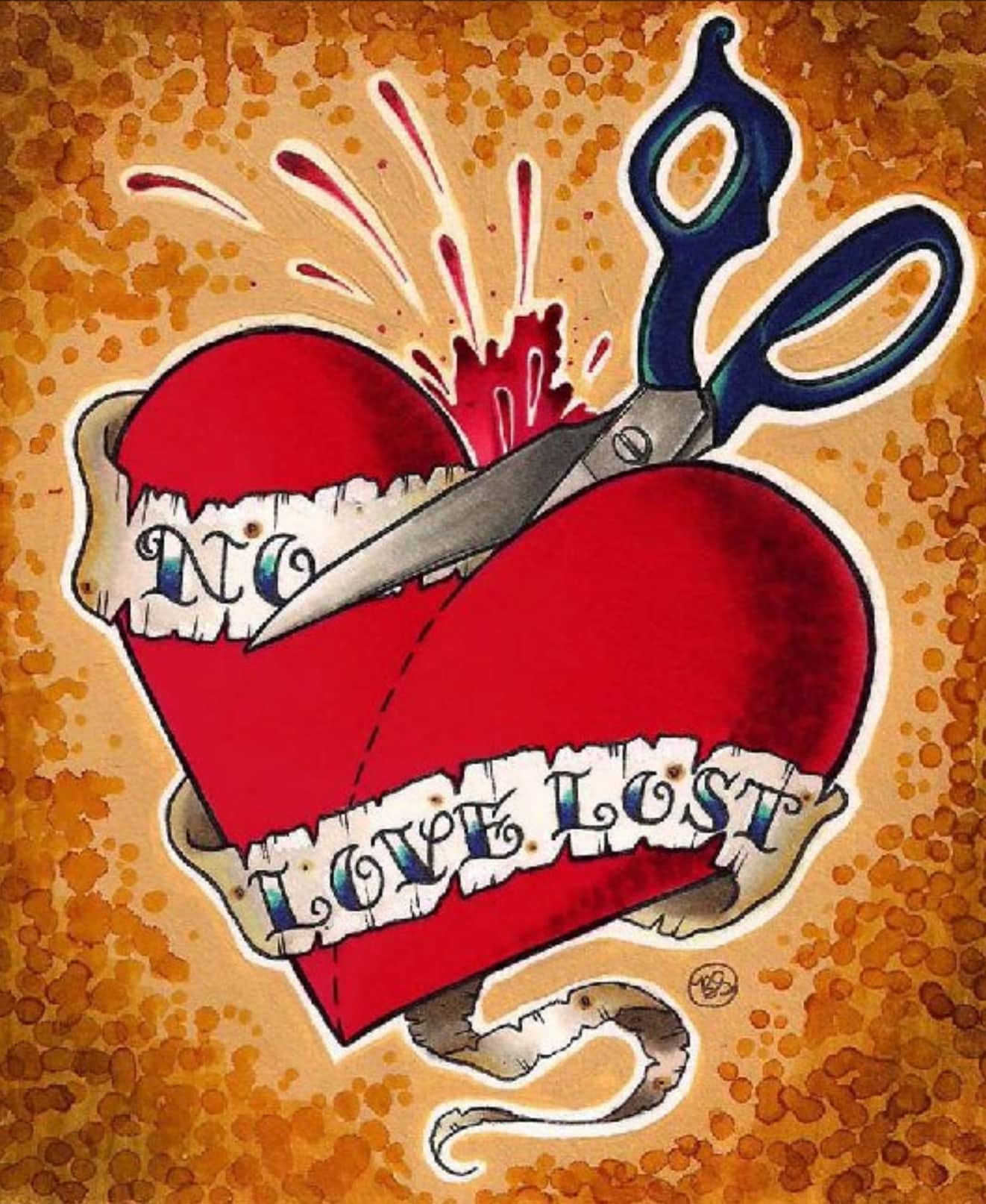 No Love Lost - Canvas Giclee