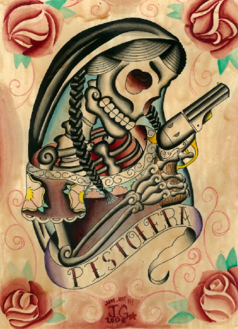 Pistolera - Canvas Giclee