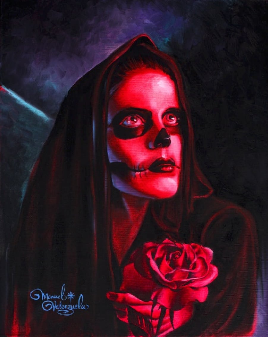 Red Mary - Canvas Giclee