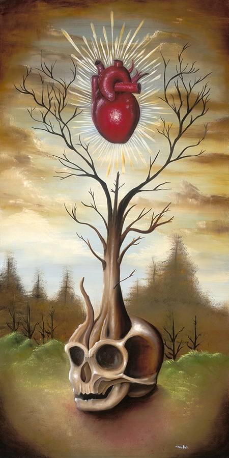 Skull Tree - Canvas Giclee