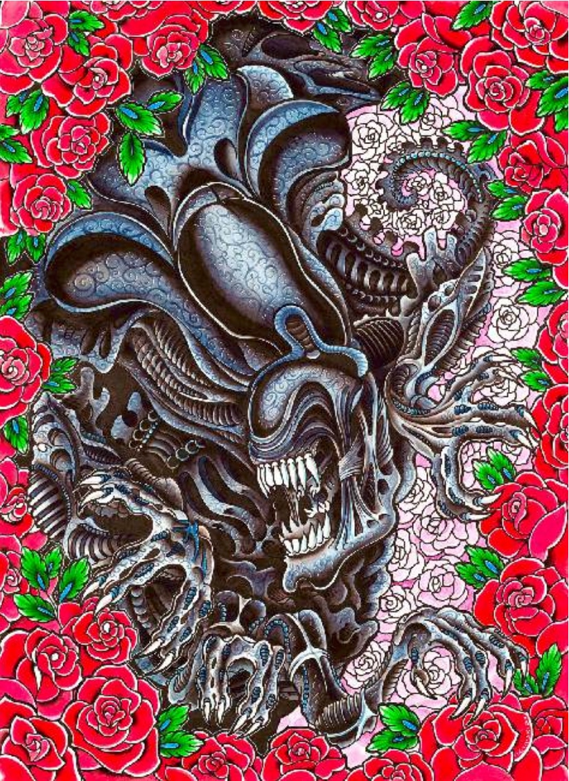 Alien Queen - Canvas Giclee