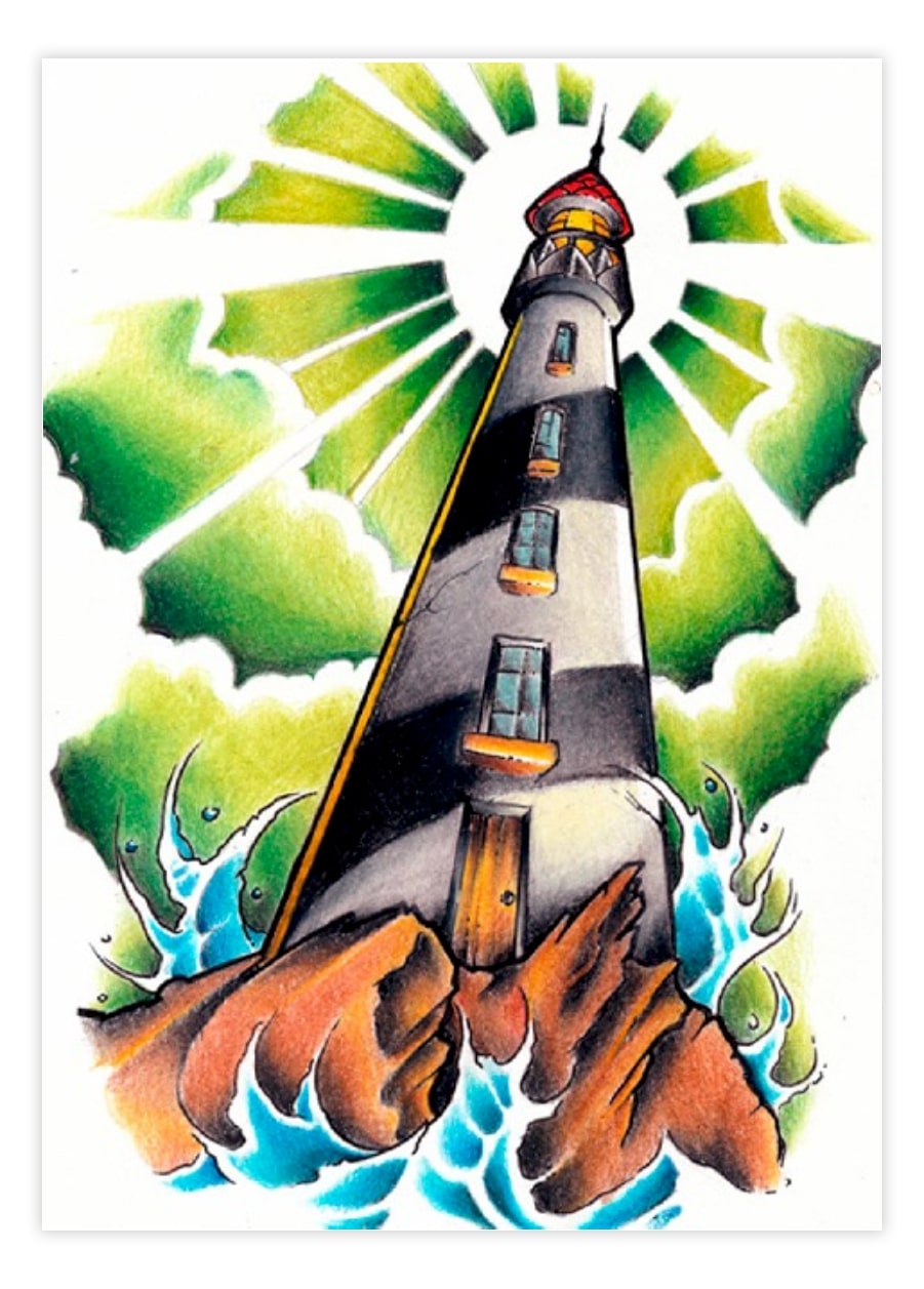 Light House - Canvas Giclee