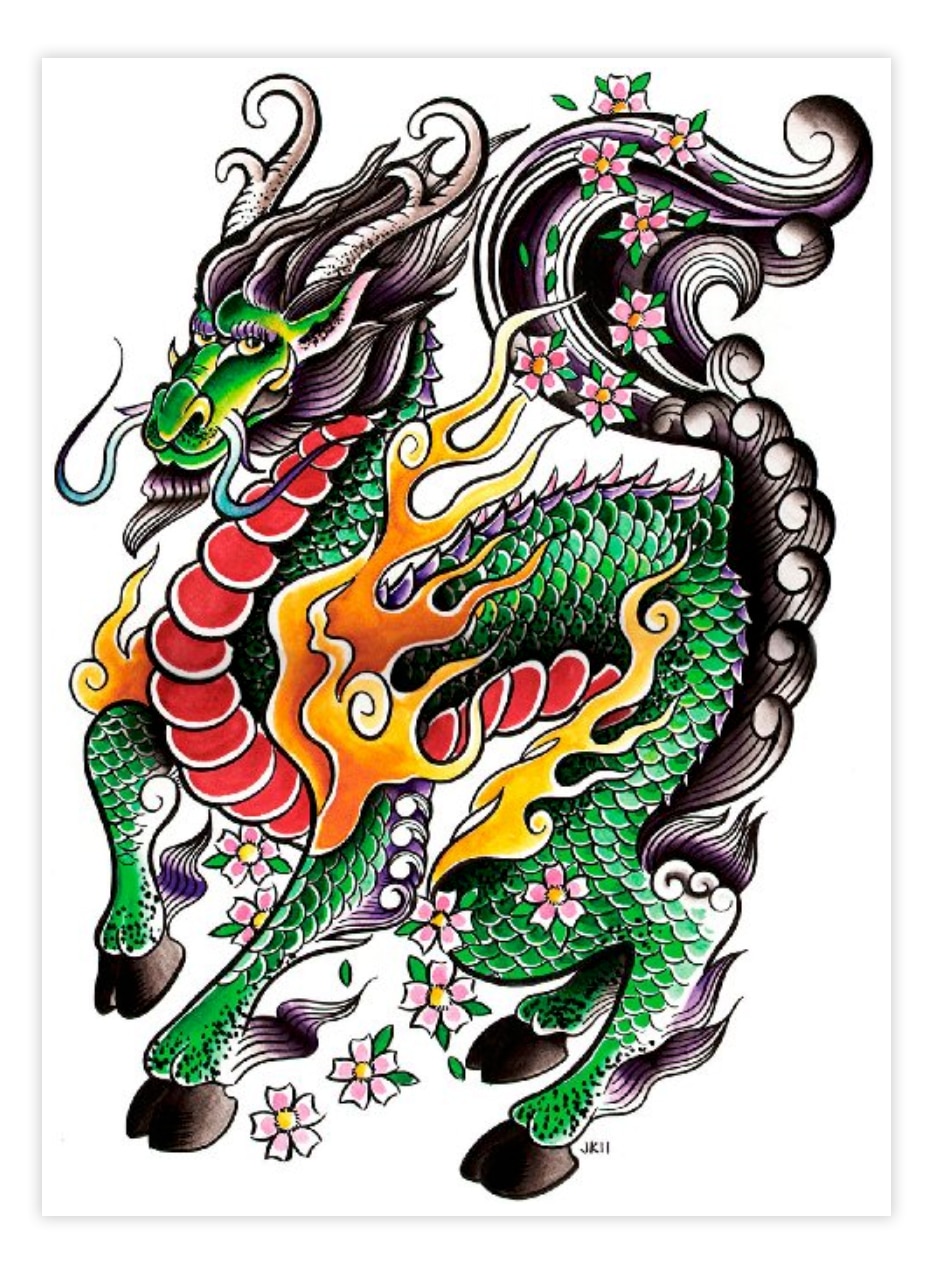 My Little Dragon - Canvas Giclee