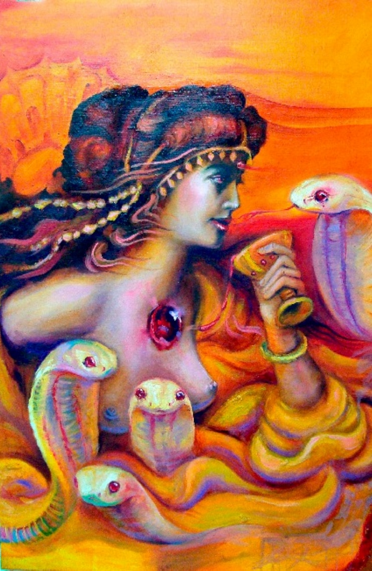 Snake Charmer - Canvas Giclee