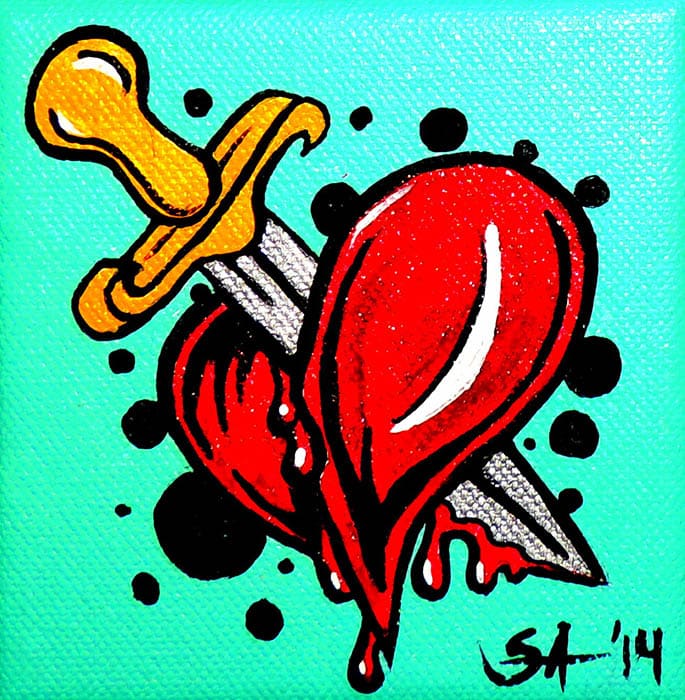 Heartache - Canvas Giclee