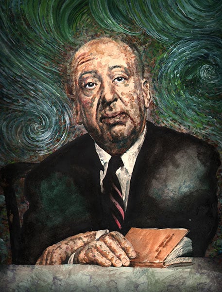 Hitchcock - Canvas Giclee