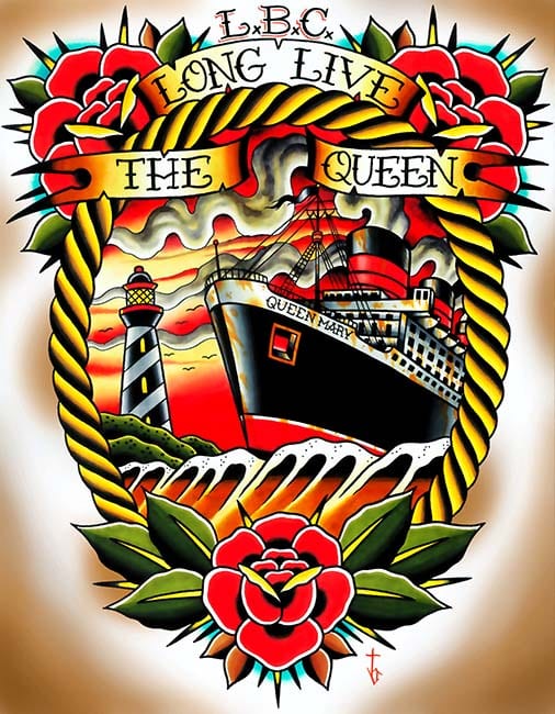 Long Live the Queen - Canvas Giclee