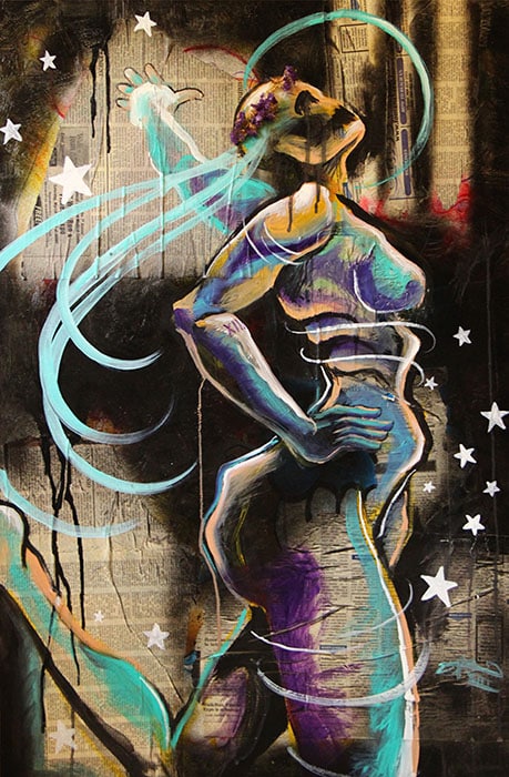 Midnight Dancer - Canvas Giclee