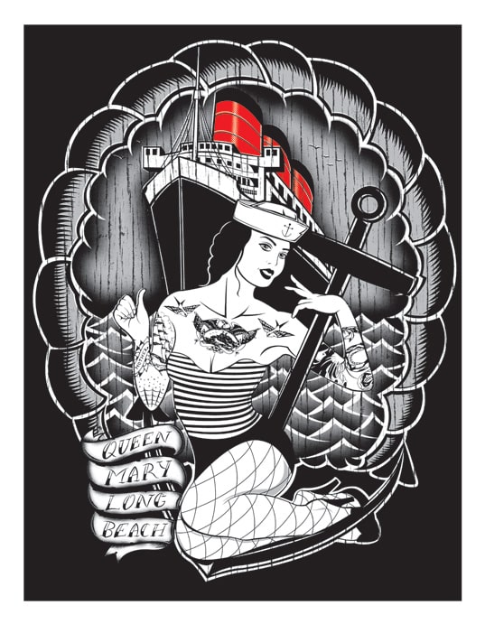 Queen Mary - Silkscreen Print