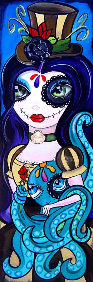 Sea Punk Princess - Canvas Giclee