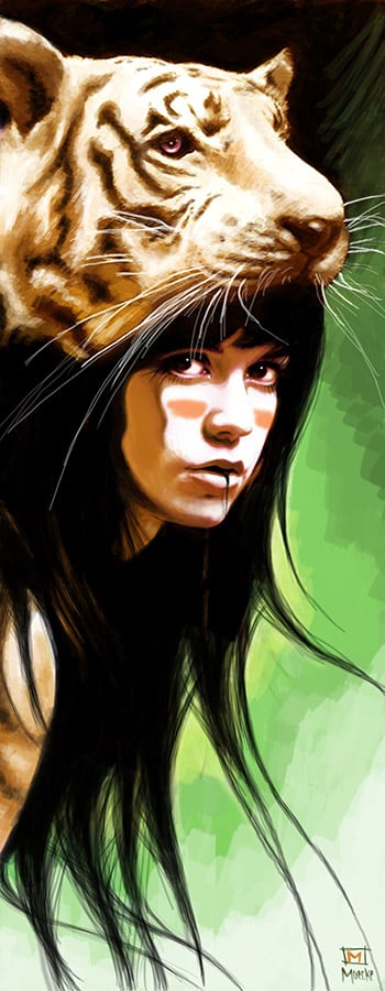 Tiger Queen - Canvas Giclee