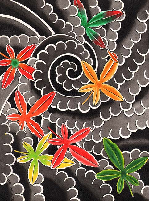 Maple Leaves - Canvas Giclee