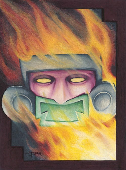 Behind Every Mask - Canvas Giclee