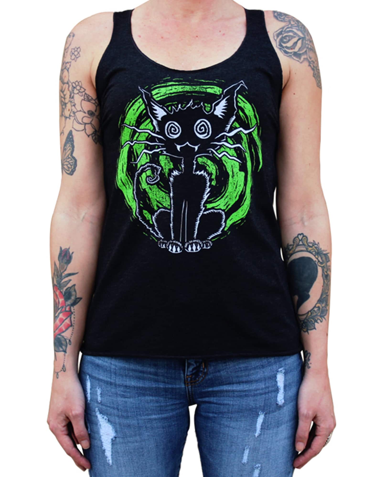 Alley Cat - Ladies Racer Back Tank