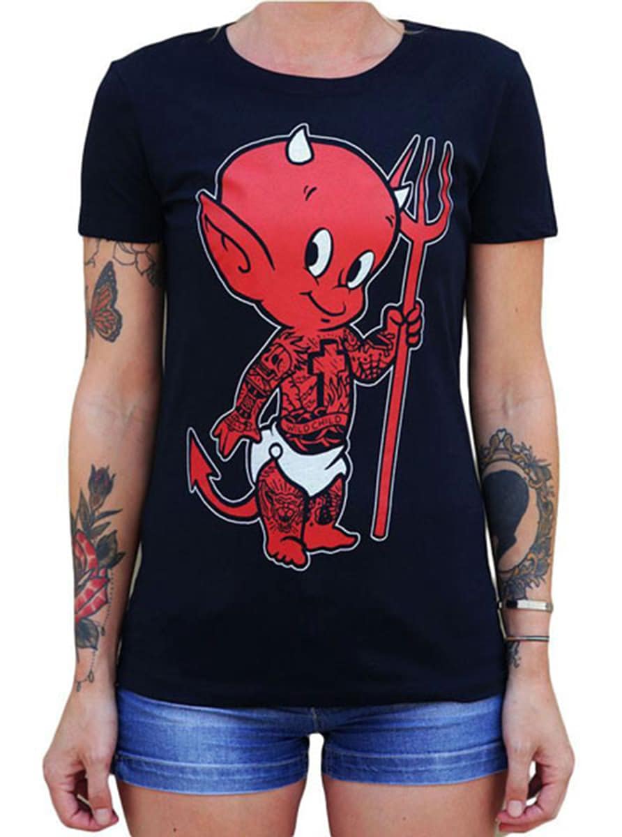 Womens Lil Devil Loose Tee