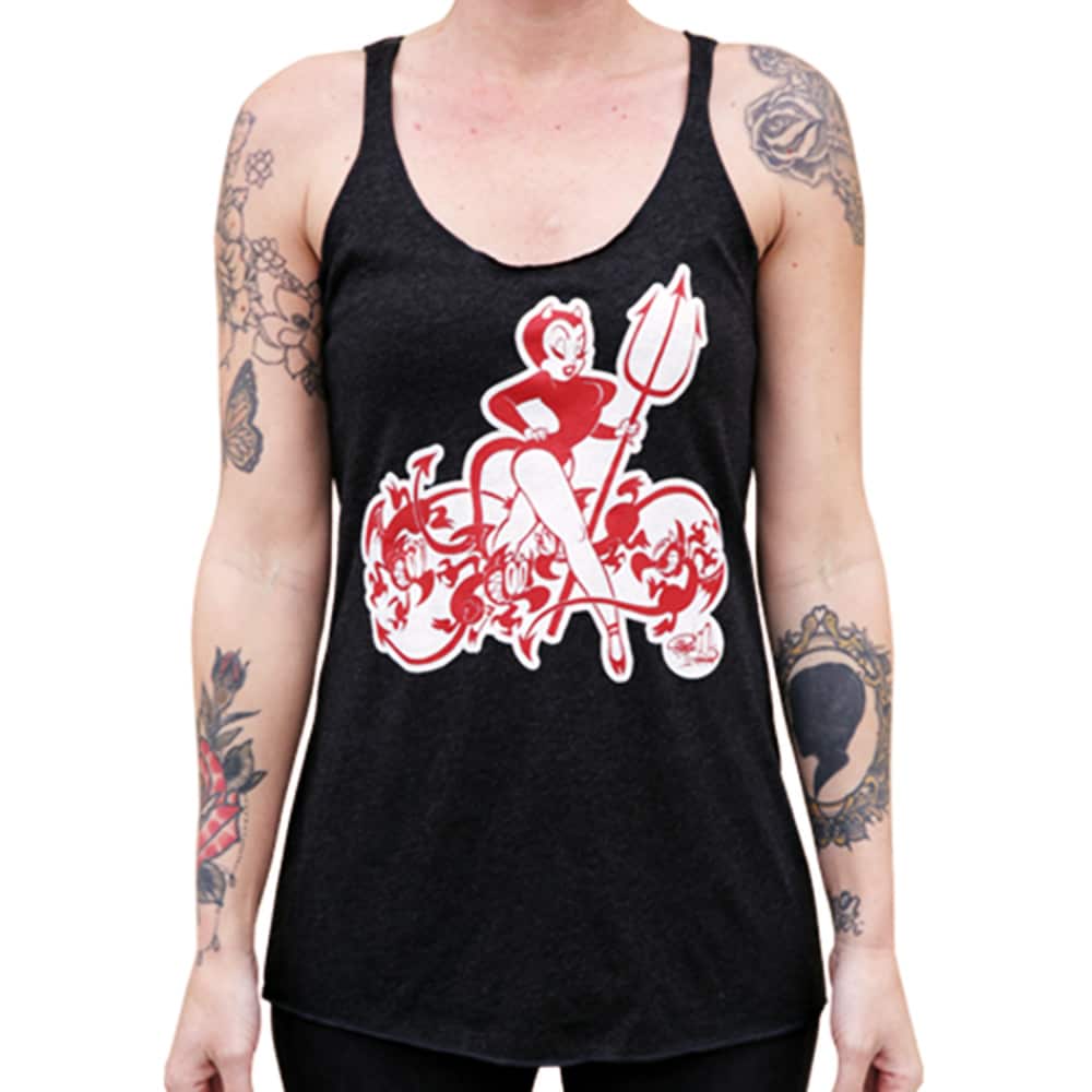 Queen of Pain - Ladies Racer Back Tank