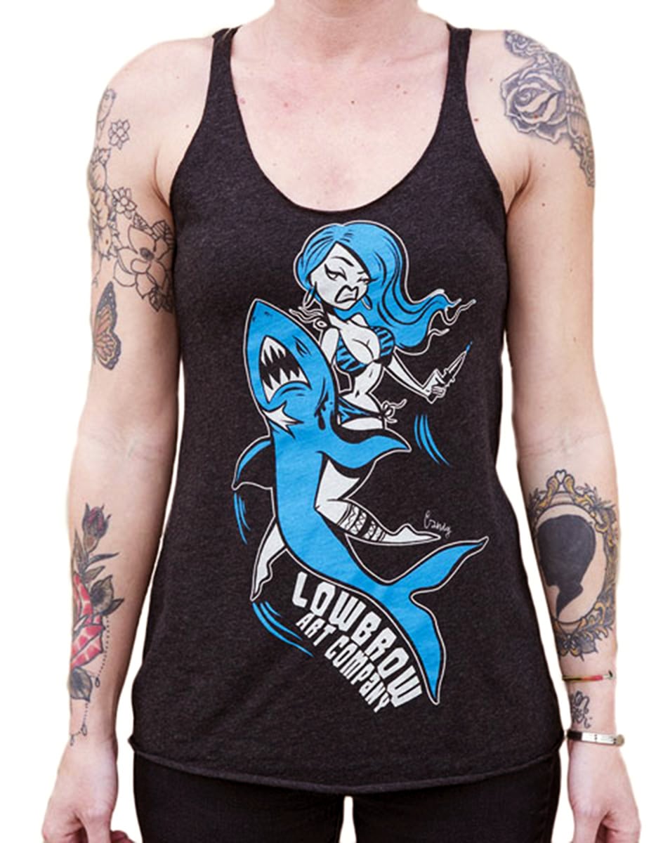 Women's Shark Girl Unfinished Tank