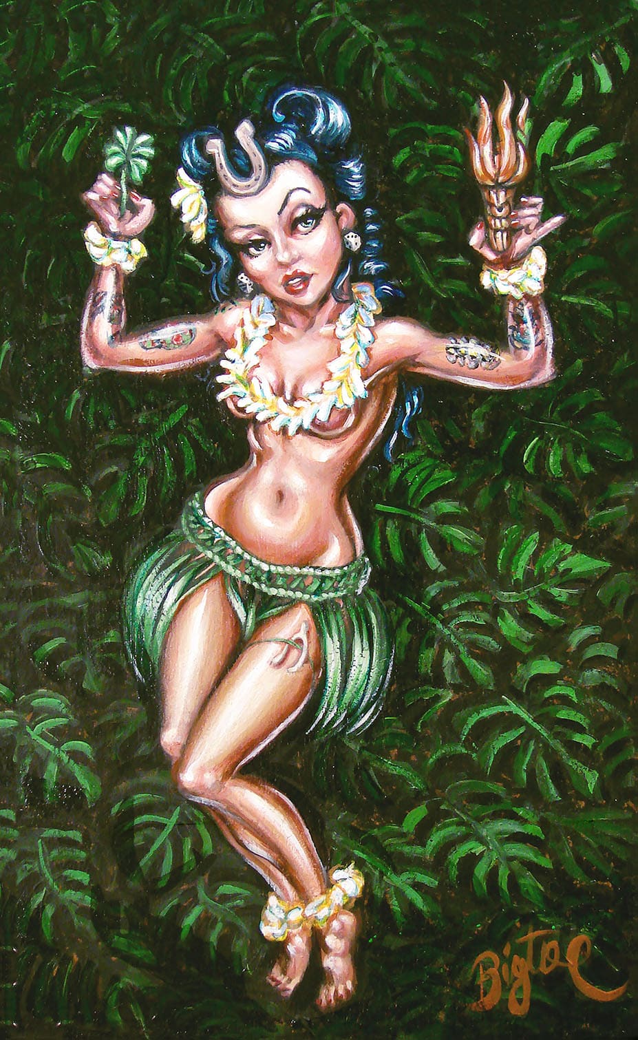 Lucky Hula Girl